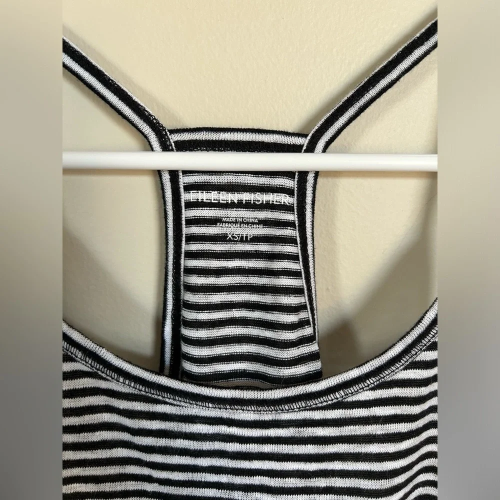 Eileen Fisher | Organic Linen racer back Women’s tank top size XS - Picture 3 of 4